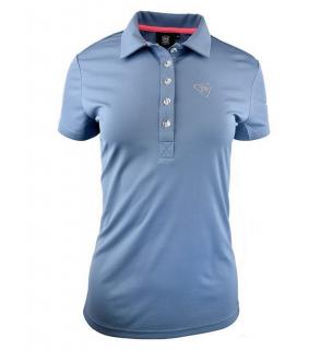 Tony Trevis dámské golfové tričko Swarovski elements - šedé XL