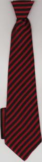Chlapecká kravata malá černobordó s kapesníčkem (dětská chlapecká kravata)
