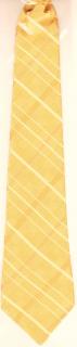 Chlapecká kravata střední žlutá (dětská chlapecká kravata)
