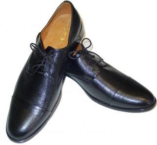 Chlapecké boty střevíce černé MAT (dětské chlapecké společenské boty)