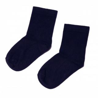 Dětské chlapecké ponožky tmavě modré (chlapecké bavlněné oblekové ponožky)