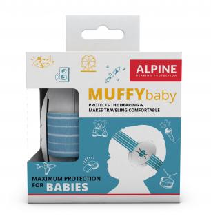 Alpine Muffy Baby - dětské chrániče sluchu BLUE