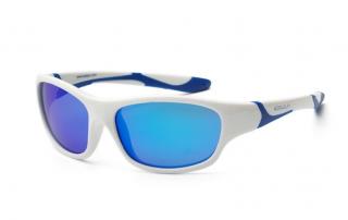 KOOLSUN  sluneční brýle SPORT  Bílá / Modrá, velikost 6+