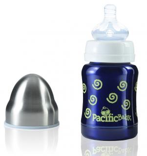 PACIFIC BABY Hot-Tot Termoska 125 ml Modrá spirálky