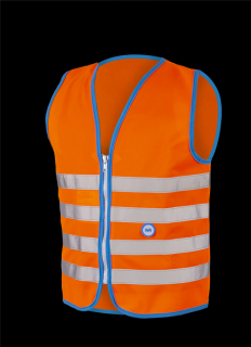 WOWOW Dětská reflexní vesta FUN JACKET ORANGE velikost: L