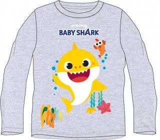 Chlapecké tričko Baby Shark - šedé - BALENÍ 5 KS (TOP CENA!)