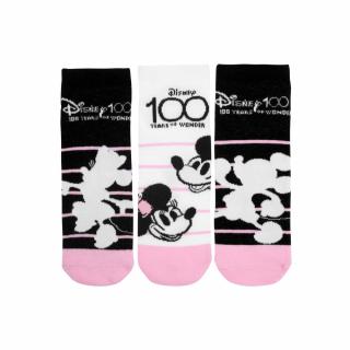 Dámské kotníkové sneaker ponožky Minnie edice Disney 100