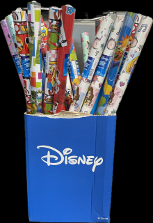 Dárkový balící balící papír Disney - různé motivy - BALENÍ 32 ROLÍ (AKČNÍ CENA DO 12.11.)