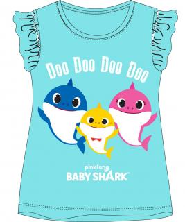 Dívčí tričko Baby Shark Doo - tyrkysové (TOP CENA!)