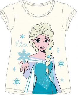 Krémové tričko Frozen - Elsa