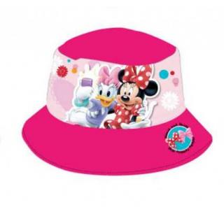 Letní klobouček Minnie &amp; Daisy - tmavě růžový