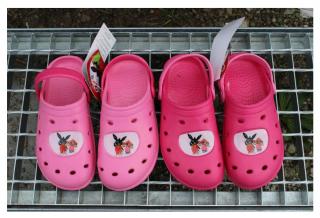 Letní sandály Zajjíček Bing - tmavě růžové