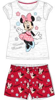 Pyžamo Minnie - šedočervené