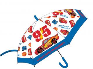 Transparentní deštník CARS - BALENÍ 3 KUSY (TOP CENA!)