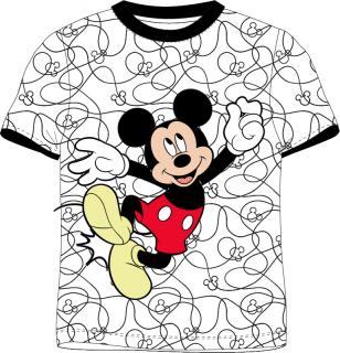 Tričko Mickey Mouse Black &amp; White