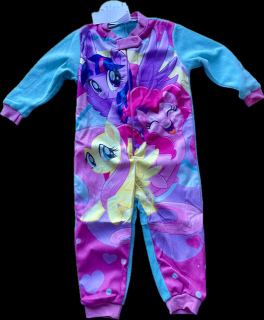 Zimní jednodílné pyžamo - overal - My Little Pony - tyrkysové  (TOP CENA!)