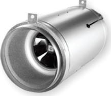 CAN-FAN - ISO-MAX 1480 m3/h - ventilátor s tlumičem-příruba 250 mm