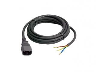 Kabel 3m - s drátky a IEC konektorem (samec)