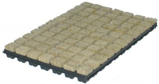 Rockwoolové sadbovací kostky 3,6x3,6x4 cm - v sadbovači - komplet - 77 koste
