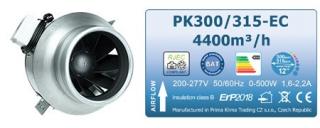 Ventilator Prima Klima BLUE LINE - PK300/315mm EC - 4400 m3/h - EC motor