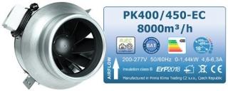 Ventilator Prima Klima BLUE LINE - PK400/450mm EC - 8000 m3/h - EC motor