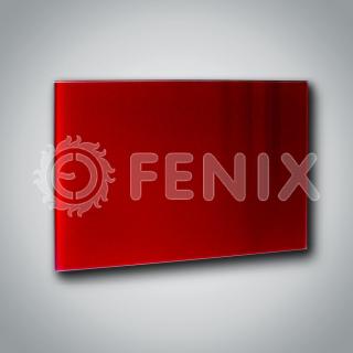 Sálavý skleněný panel GR 900 červený