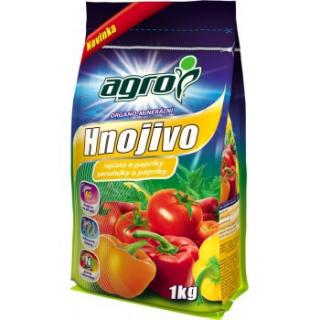 AGRO Organominerální hnojivo rajčata a papriky 1 kg
