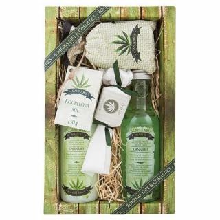 Cannabis - dárkové balení, sprchový gel 200 ml, vlasový šampon