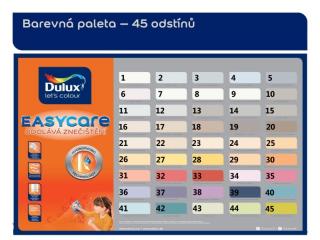 Dulux EASYCARE - 2,5 l Odstín: 1 Bílý mrak