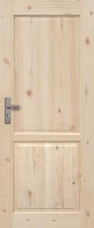 Interiérové dveře LUGANO Masiv - plné - 60 cm orientace: Levá
