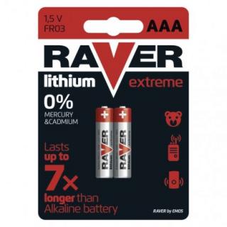 Lithiová baterie RAVER AAA (FR03)