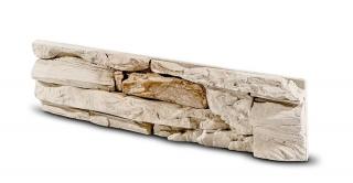 Obkladový kámen DAFINA (betonový) - béžový 39,8 x 9,8 cm .: Dafina bez