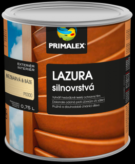 PRIMALEX - lazura silnovrstvá bezbarvá 0,75 l