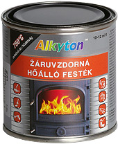 Žáruvzdorná barva Alkyton - 250 ml Barva: černá