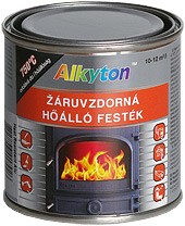 Žáruvzdorná barva Alkyton - 250 ml Barva: stříbrná