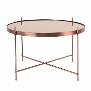 Konferenční, odkládací stolek Cupid Copper Large Zuiver