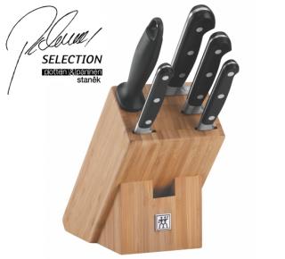 Pohlreich Selection Zwilling PS Professional“S“ blok nožů, Set 6ks + Minifondue