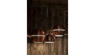 Velké 50cm závěsné svítidlo, lustr RETRO ‘70 Copper Zuiver