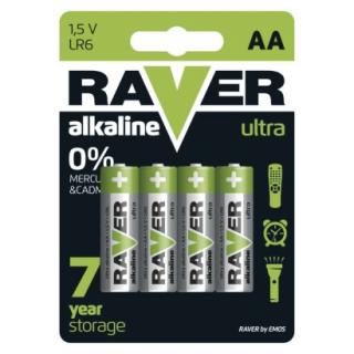 Alkalická baterie RAVER AA (LR6)