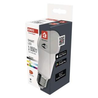 Chytrá LED žárovka GoSmart A60 / E27 / 11 W (75 W) / 1 050 lm / RGB / stmívatelná / Wi-Fi