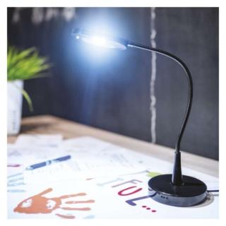 LED stolní lampa black &amp; home, černá