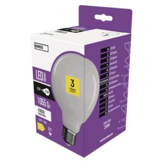 LED žárovka Filament Globe / E27 / 7,8 W (75 W) / 1 055 lm / neutrální bílá