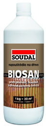 Napouštědlo na dřevo SOUDAL BIOSAN FORTE hnědý 1kg