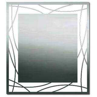 Zrcadlo koupelnové 40 x 60 cm dekor na zavěšení