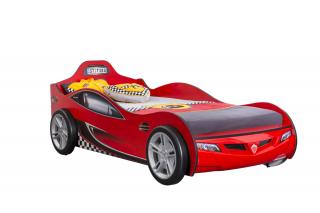 Dětská postel auto 90x190 cm Coupe červená