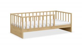 Dětská postel se zábranou 100x200cm Alfa Mocha Baby