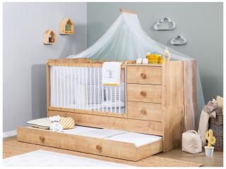 Dětská postýlka rostoucí Mocha Baby SET