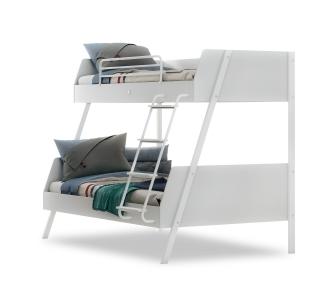 Studentská patrová postel (90x200-120x200 cm) bílá