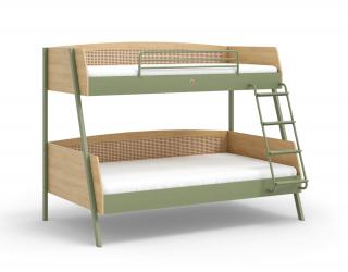 Studentská patrová postel (90x200-120x200 cm) Loof