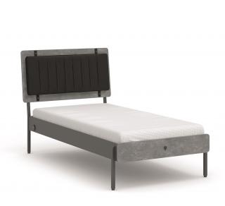 Studentská postel 100x200 cm Space Grey